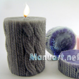 The knitted candle