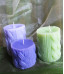 Silicone mold - The knitted candle - for making soaps, candles and figurines