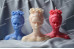 Forma silikonowa - Popiersie Frida Kahlo 3D - do wyrobu mydła, świec i odlewów