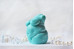 Silicone mold - Super chubby Woman torso 3D small - for making soaps, candles and figurines