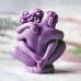 Silicone mold - Embracing Lovers 100mm - for making soaps, candles and figurines