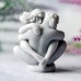 Silicone mold - Embracing Lovers 75mm - for making soaps, candles and figurines