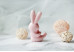 Silicone mold - Beautiful Bunny with a bow - for making soaps, candles and figurines