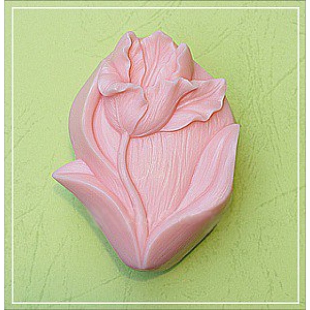 Forma silikonowa - Tulipan - do wyrobu mydła, świec i odlewów 