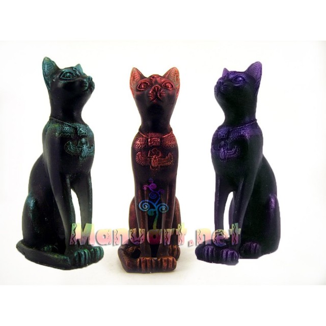 Forma silikonowa - Kot egipski Bastet 3D - do wyrobu mydła, świec i odlewów 