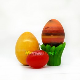 Forma silikonowa - Ogromne jajko 3D - do wyrobu mydÅ‚a, Å›wiec i odlewÃ³w 