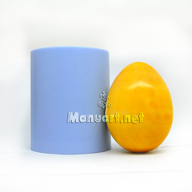 Forma silikonowa - Ogromne jajko 3D - do wyrobu mydła, świec i odlewów 
