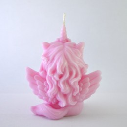 Forma silikonowa - JednoroÅ¼ec dziewczynka 3D  - do wyrobu mydÅ‚a, Å›wiec i odlewÃ³w 