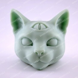 Mistyczny kot - głowa 3D