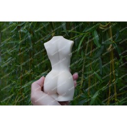 Forma silikonowa - Duży Kobiecy tułów 3D - do wyrobu mydła, świec i odlewów 