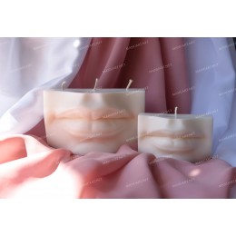 Forma silikonowa - Usta Dawida średnie 3D - do wyrobu mydła, świec i odlewów 