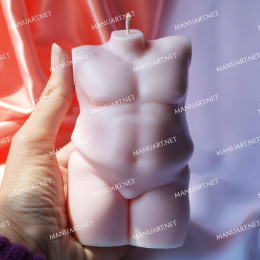 Duży Tors puszystego mężczyzny 3D