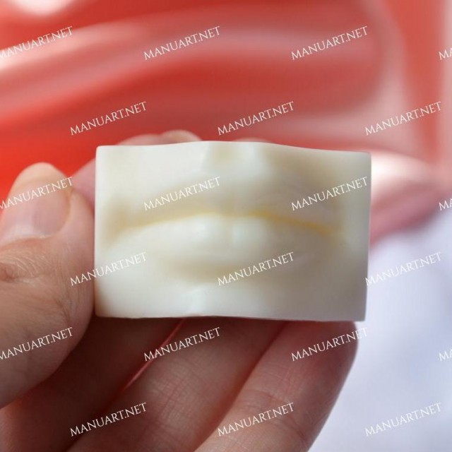 Forma silikonowa - Małe usta Dawida 3D - do wyrobu mydła, świec i odlewów 