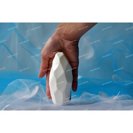 Forma silikonowa - Wielki Kryształ 3D - do wyrobu mydła, świec i odlewów 