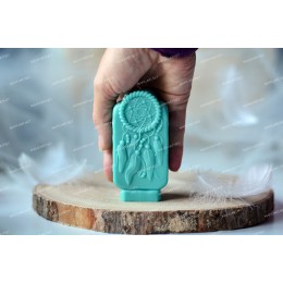 Forma silikonowa - 艁apacz sn贸w 3D - do wyrobu myd艂a, 艣wiec i odlew贸w 