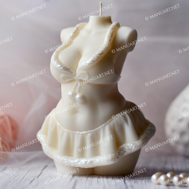 Forma silikonowa - Pani Mikołajowa Duża - do wyrobu mydła, świec i odlewów 