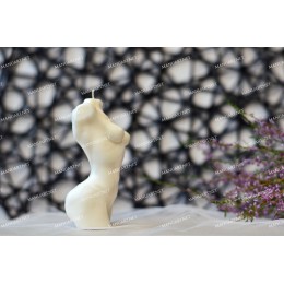 Forma silikonowa - Sportowy tors damski 3D - do wyrobu mydła, świec i odlewów 