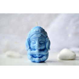 Forma silikonowa - Ganesha 3D 75mm - do wyrobu mydÅ‚a, Å›wiec i odlewÃ³w 