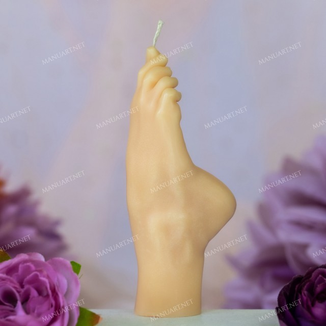 Forma silikonowa - Kobieca noga - do wyrobu mydła, świec i odlewów 