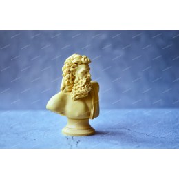Forma silikonowa - Biust Zeusa 13cm - do wyrobu mydła, świec i odlewów 
