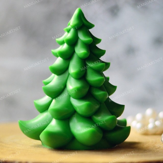 Forma silikonowa - Choinka noworoczna - do wyrobu mydła, świec i odlewów 