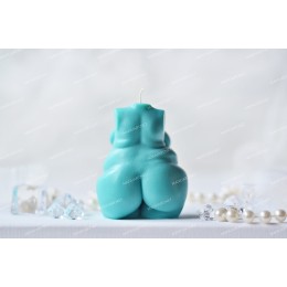 Forma silikonowa - Tors puszystej kobiety 3D - do wyrobu mydÅ‚a, Å›wiec i odlewÃ³w 