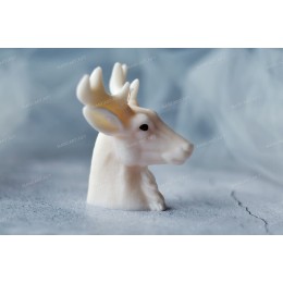 Forma silikonowa - Głowa jelenia 100mm - do wyrobu mydła, świec i odlewów 