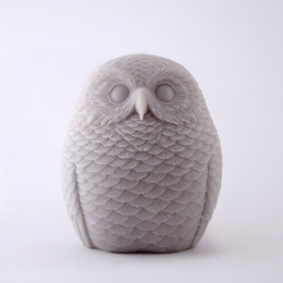 Sowa №2 - Forma do świec figurka – silikonowe formy z motywami postaci i zwierząt