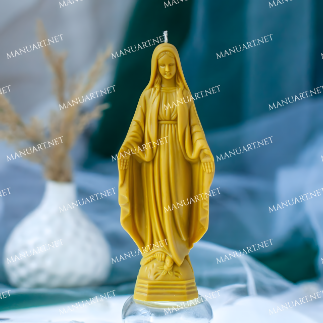 Matka Boska Figura Forma Silikonowa Spożywcza 3D do Świec Mydła Żywicy Gipsu