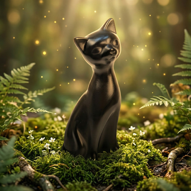 Smukły Kot siedzący – silikonowa forma do świec, mydła, żywicy, gipsu i czekolady