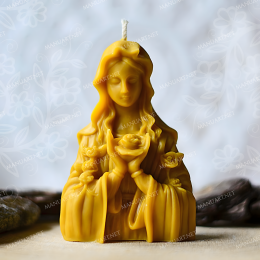 Virgin Mary holding a rose Virgin Mary holding a rose