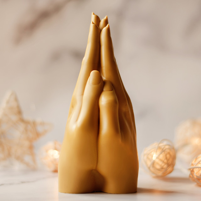 Praying Hands - Silicone Prayer Hands Mold for Candles, Soap, Resin, Wax, Concrete, Cement Casting, Religious Art, DIY Handmade Mould