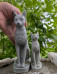 Bastet Cat 130mm - silicone mold, bastet mold, egyptian cat mold, pillar candle mold, 3D silicone molds, goddess mold, mystical, occult, spiritual