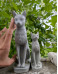 Bastet Cat 130mm - silicone mold, bastet mold, egyptian cat mold, pillar candle mold, 3D silicone molds, goddess mold, mystical, occult, spiritual