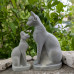 Bastet Cat 130mm - silicone mold, bastet mold, egyptian cat mold, pillar candle mold, 3D silicone molds, goddess mold, mystical, occult, spiritual