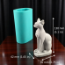 Bastet Cat 130mm - silicone mold, bastet mold, egyptian cat mold, pillar candle mold, 3D silicone molds, goddess mold, mystical, occult, spiritual