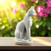 Goddess Bastet – silicone mold, egyptian cat mold, large pillar candle mold, 3D silicone molds, goddess mold, mystical, spiritual, occult