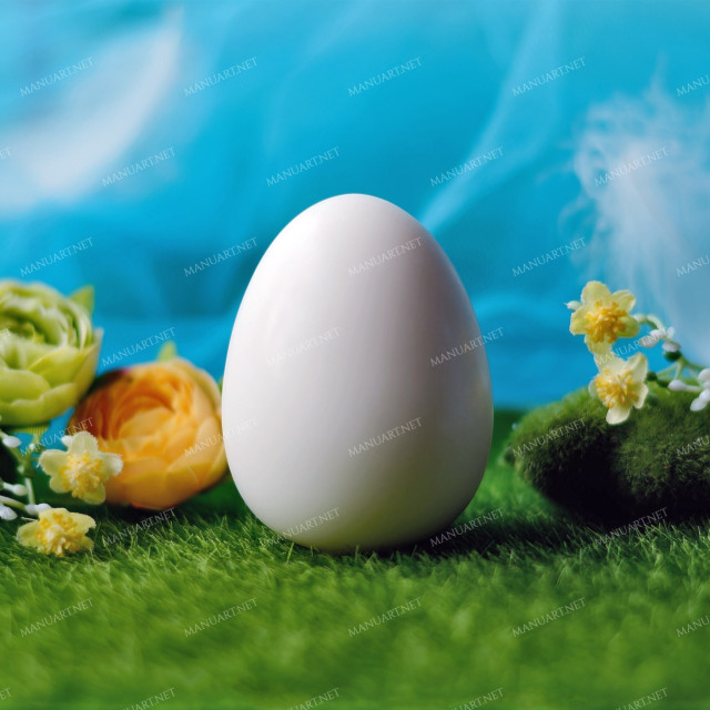 Forma silikonowa jajko kurze 70 mm – do świec, mydła, żywicy i betonu