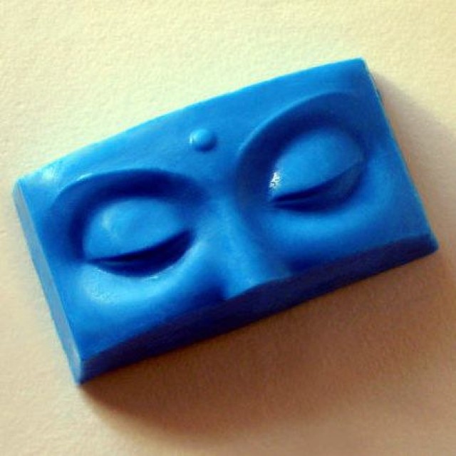 Forma silikonowa - Oczy Buddy - do wyrobu mydÅ‚a, Å›wiec i odlewÃ³w 